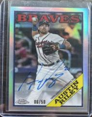 Austin Riley #88BA-AR Baseball Cards 2023 Topps Chrome 1988 Autographs Prices