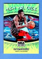 CJ McCollum #9 Basketball Cards 2021 Panini Hoops High Voltage Prices