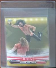 Seth Rollins [Gold] #68 Wrestling Cards 2019 Topps WWE RAW Prices