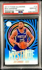 Ben Simmons [Sapphire] Basketball Cards 2019 Panini Illusions Mystique Prices