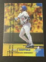 Gary Sheffield [Gold Refractor] #99 Baseball Cards 1999 Finest Prices