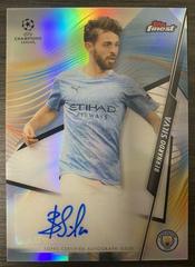Bernardo Silva [Red Wave Refractor] #FA-BS Soccer Cards 2020 Topps Finest UEFA Champions League Autographs Prices