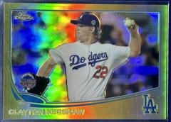 Clayton Kershaw [Gold Refractor] Baseball Cards 2013 Topps Chrome Update Prices
