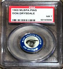 Don Drysdale Baseball Cards 1969 MLBPA Pins Prices