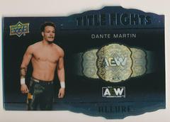 Dante Martin Wrestling Cards 2022 Upper Deck Allure AEW Title Fights Prices
