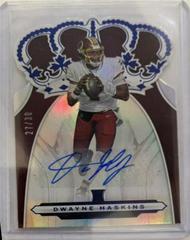 Dwayne Haskins [Autograph Blue] #CR-5 Football Cards 2019 Panini Chronicles Crown Royale Prices