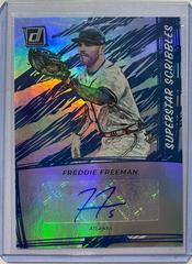 Freddie Freeman Baseball Cards 2022 Panini Donruss Superstar Scribbles Autographs Prices