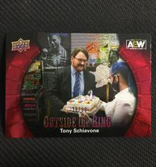 Tony Schiavone [Red] Wrestling Cards 2022 Upper Deck AEW Outside the Ring Prices