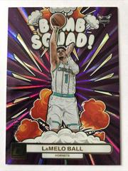 LaMelo Ball [Purple] #13 Basketball Cards 2023 Panini Donruss Bomb Squad Prices