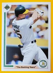 Mark McGwire #656 Baseball Cards 1991 Upper Deck Prices