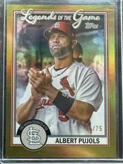 Albert Pujols [Gold] #LG-30 Baseball Cards 2023 Topps Legends of the Game Prices