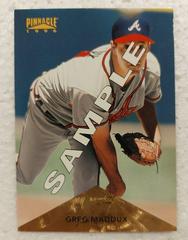 Greg Maddux [Sample] #1 Baseball Cards 1996 Pinnacle Prices