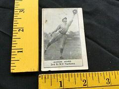 Aaron Ward Baseball Cards 1921 E220 National Caramel Prices