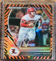 Henry Davis [Tiger Stripes Prizm] #1 Baseball Cards 2021 Panini Prizm Draft Picks Prices