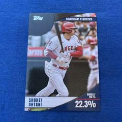 Shohei Ohtani [Black] #SS-2 Baseball Cards 2022 Topps Significant Statistics Prices