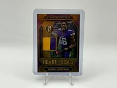 Justin Jefferson [Rose Gold] #2 Football Cards 2023 Panini Gold Standard Heart of Threads Prices