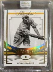 Honus Wagner [Gold] #26 Baseball Cards 2021 Panini Flawless Prices