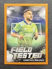 Cristian Roldan [Orange] #FT-9 Soccer Cards 2022 Topps Chrome MLS Field Tested Prices