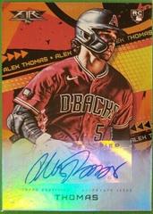 Alek Thomas [Orange] Baseball Cards 2022 Topps Fire Autographs Prices