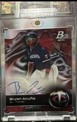 Bryan Acuna [Autograph Red] #TOP-86 Baseball Cards 2023 Bowman Platinum Top Prospects Prices