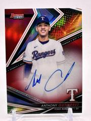 Anthony Gutierrez [Red] #B22-AG Baseball Cards 2022 Bowman's Best of Autographs Prices