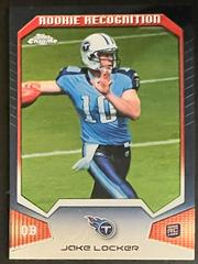 Jake Locker #RR-JL Football Cards 2011 Topps Chrome Rookie Recognition Prices