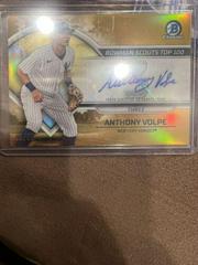 Anthony Volpe [Autograph Gold] #BTP-3 Baseball Cards 2023 Bowman Scouts Top 100 Prices
