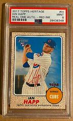 Ian Happ [Red Ink] #IH Baseball Cards 2017 Topps Heritage Real One Autographs Prices