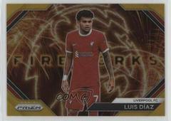 Luis Diaz [Gold] #5 Soccer Cards 2023 Panini Prizm Premier League Fireworks Prices