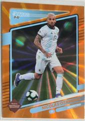 Nicolas Otamendi [Orange Laser] #2 Soccer Cards 2021 Panini Donruss Road to Qatar Prices