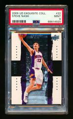 Steve Nash #22 Basketball Cards 2009 UD Exquisite Collection Prices