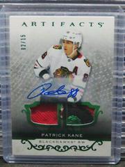Patrick Kane [Material Autograph Emerald] #103 Hockey Cards 2021 Upper Deck Artifacts Prices