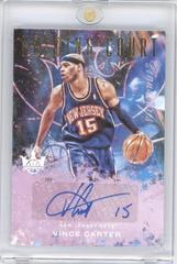 Vince Carter #HC-VCT Basketball Cards 2021 Panini Court Kings Holding Court Signatures Prices