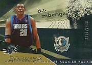 D.J. Mbenga #95 Basketball Cards 2004 Spx Prices