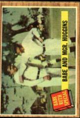 Babe and Mgr. Huggins [Green Tint] #137 Baseball Cards 1962 Topps Prices