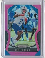 John Brown [Pink Prizm] Football Cards 2019 Panini Prizm Prices