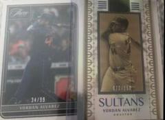 Yordan Alvarez Baseball Cards 2022 Panini Three and Two Sultans Prices