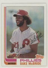 Bake McBride #745 Baseball Cards 1982 Topps Prices