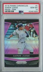 Aaron Judge [Pink] Baseball Cards 2018 Panini Chronicles Prizm Prices