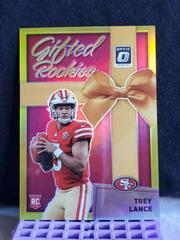Trey Lance [Gold] #GR-3 Football Cards 2021 Panini Donruss Optic Gifted Rookies Prices