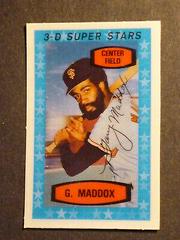 Garry Maddox #37 Baseball Cards 1975 Kellogg's Prices