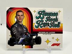 Nicholas Latifi [] #BRRR-NL Racing Cards 2022 Topps Formula 1 Bounce Rock Race Roll Prices