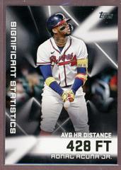 Ronald Acuna Jr. #SS-6 Baseball Cards 2023 Topps Significant Statistics Prices