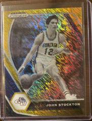 John Stockton [Gold Shimmer Prizm] Basketball Cards 2021 Panini Prizm Draft Picks Prices