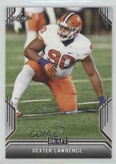 Dexter Lawrence #24 Football Cards 2019 Leaf Draft Prices