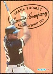 Frank Thomas Baseball Cards 1994 Fleer Lumber Co Prices