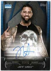 Jey Uso [Blue] Wrestling Cards 2021 Topps WWE Undisputed Superstar Roster Autographs Prices
