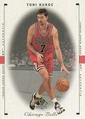 Toni Kukoc Basketball Cards 1998 SP Authentic Prices