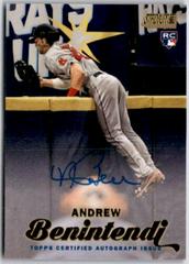 Andrew Benintendi [Gold Foil] #SCA-AB Baseball Cards 2017 Stadium Club Autographs Prices