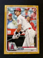 Shohei Ohtani [Gold] #26 Baseball Cards 2020 Bowman Prices